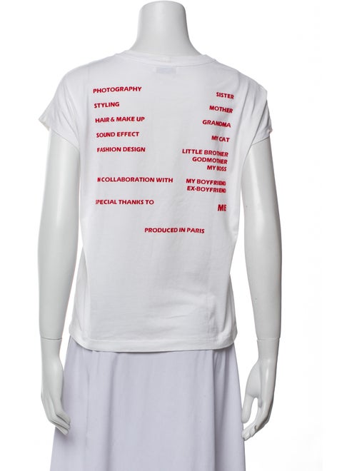 Sandro Graphic Print Crew Neck T-Shirt