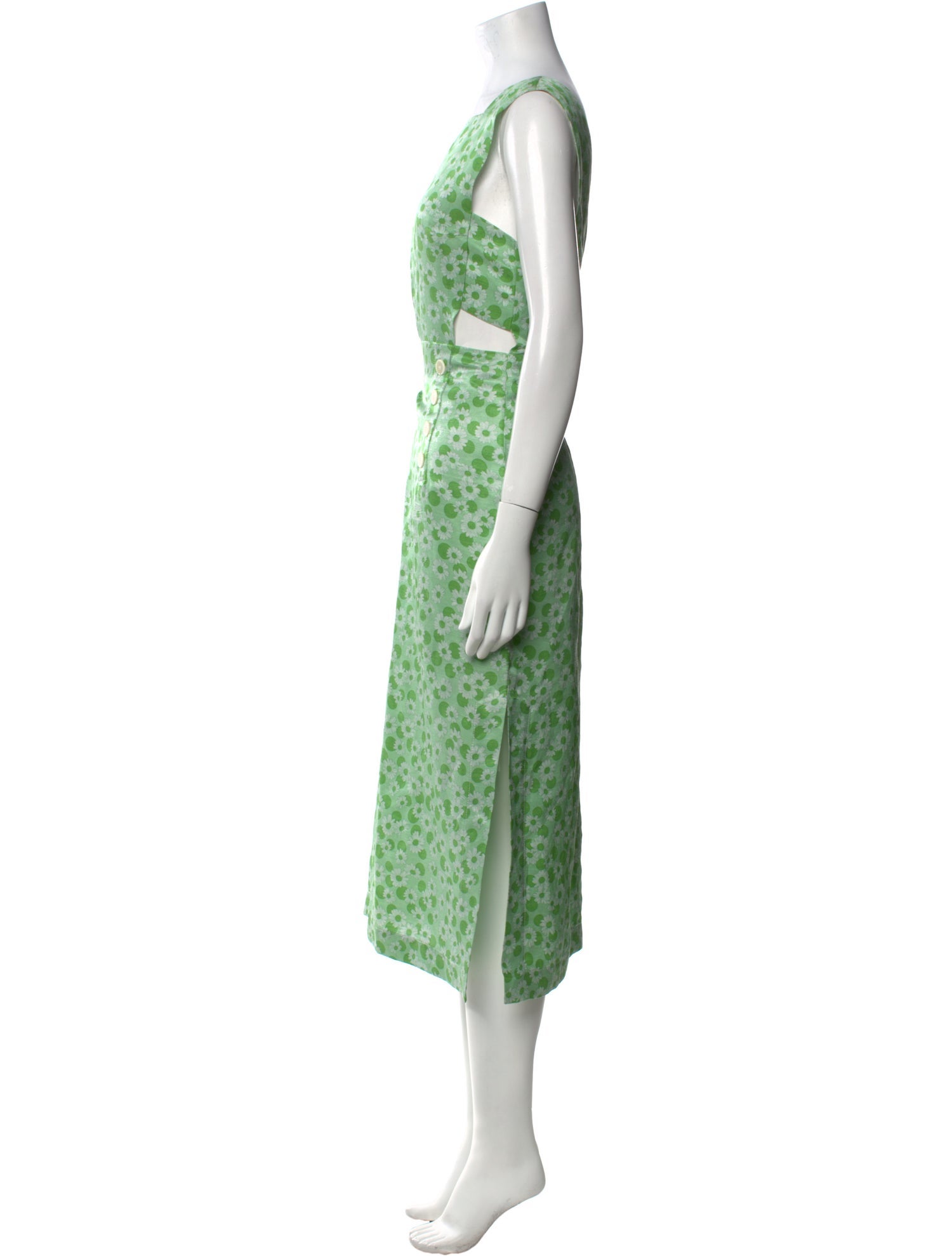 Sandro Linen Long Dress