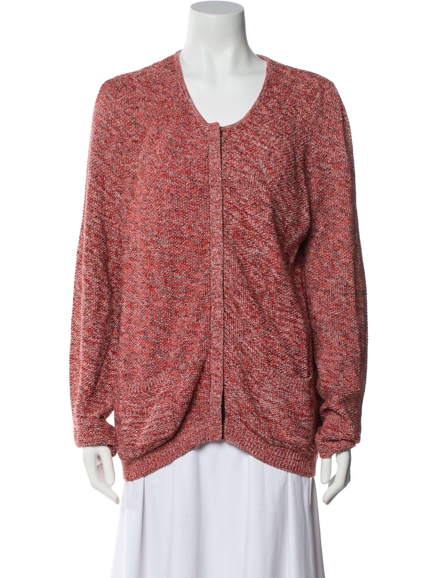 Sandro Linen Tweed Pattern Evening Jacket