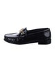 Sandro Leather Chain-Link Accents Loafers