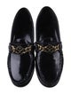 Sandro Leather Chain-Link Accents Loafers