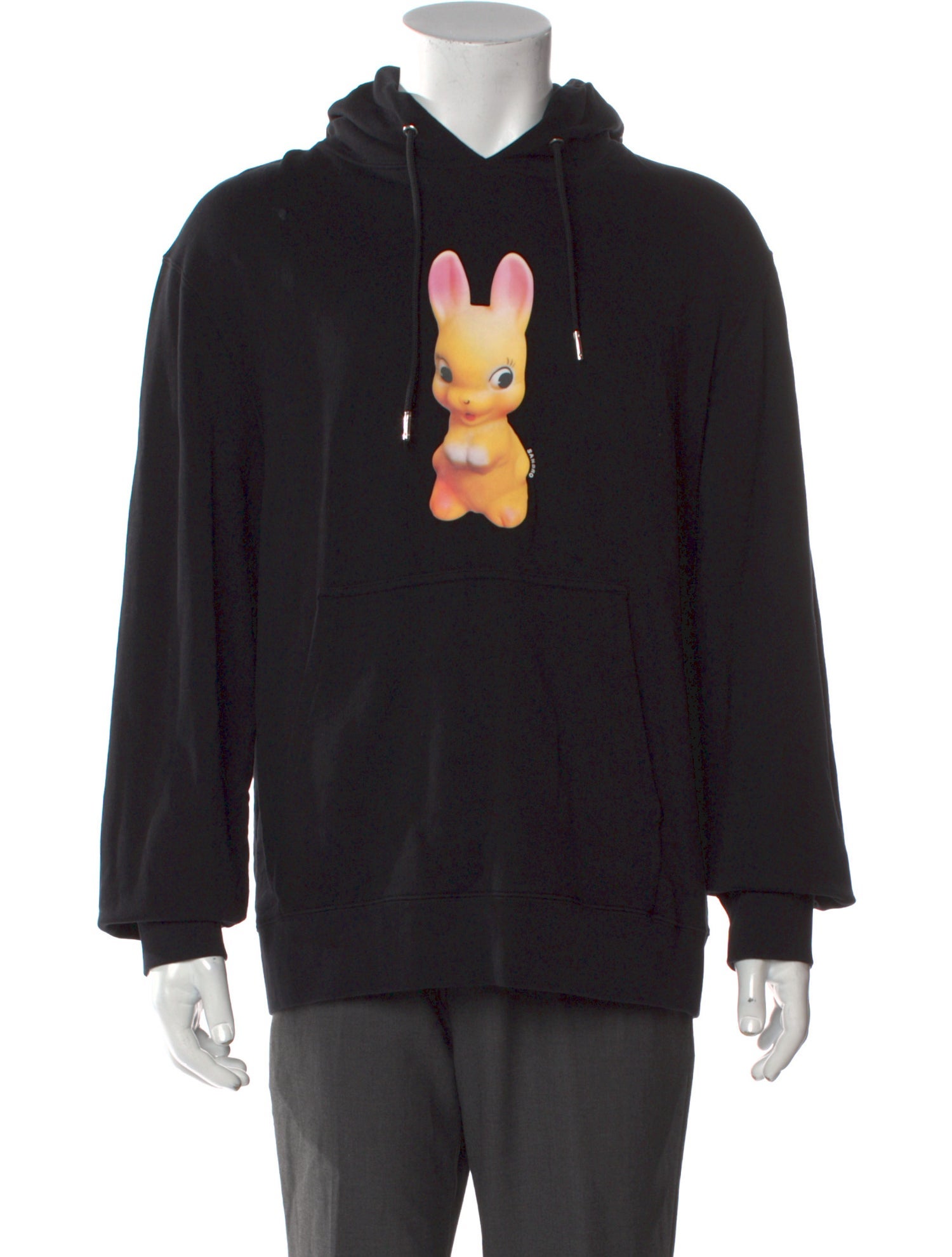 Sandro Graphic Print Crew Neck Hoodie