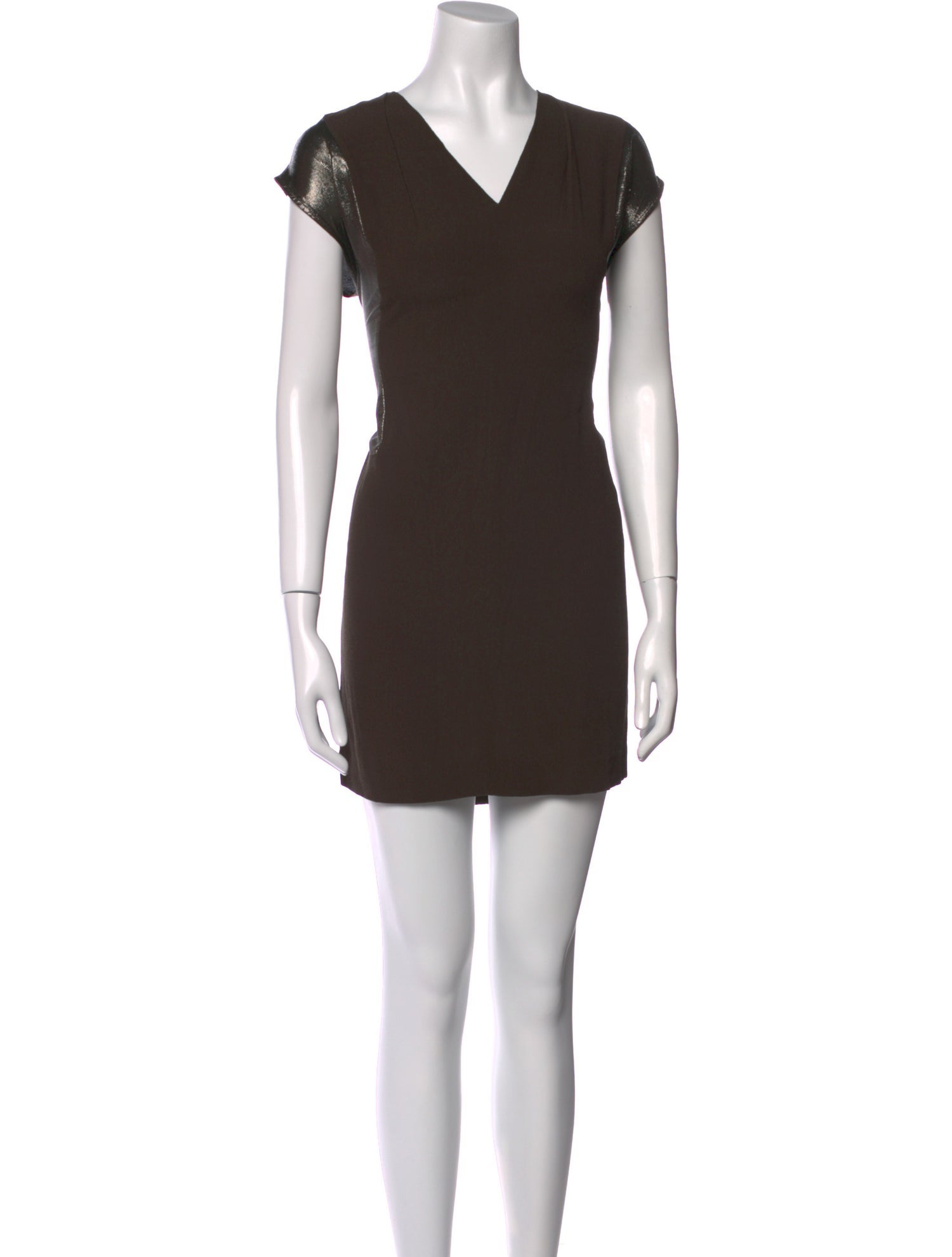 Sandro V-Neck Mini Dress
