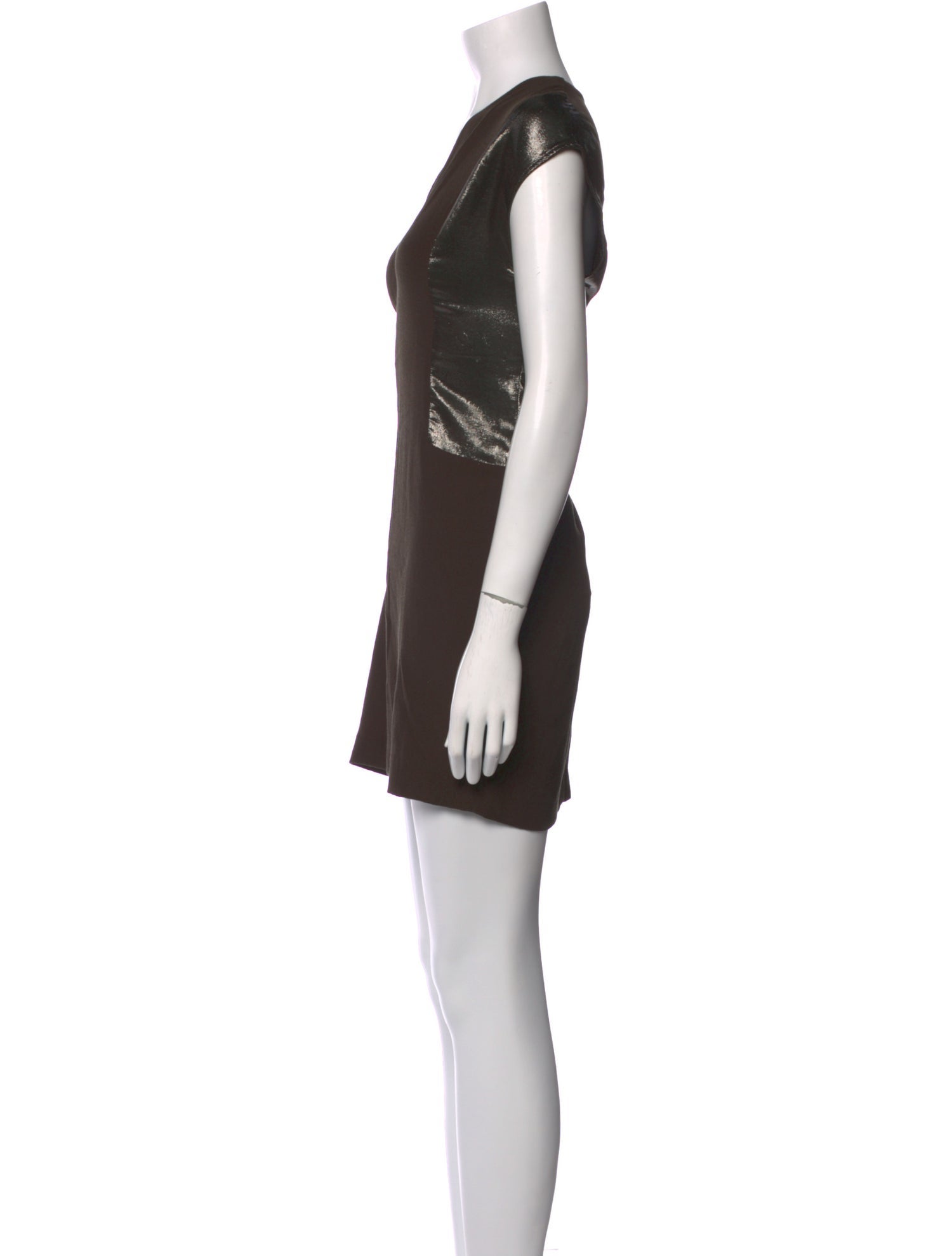 Sandro V-Neck Mini Dress