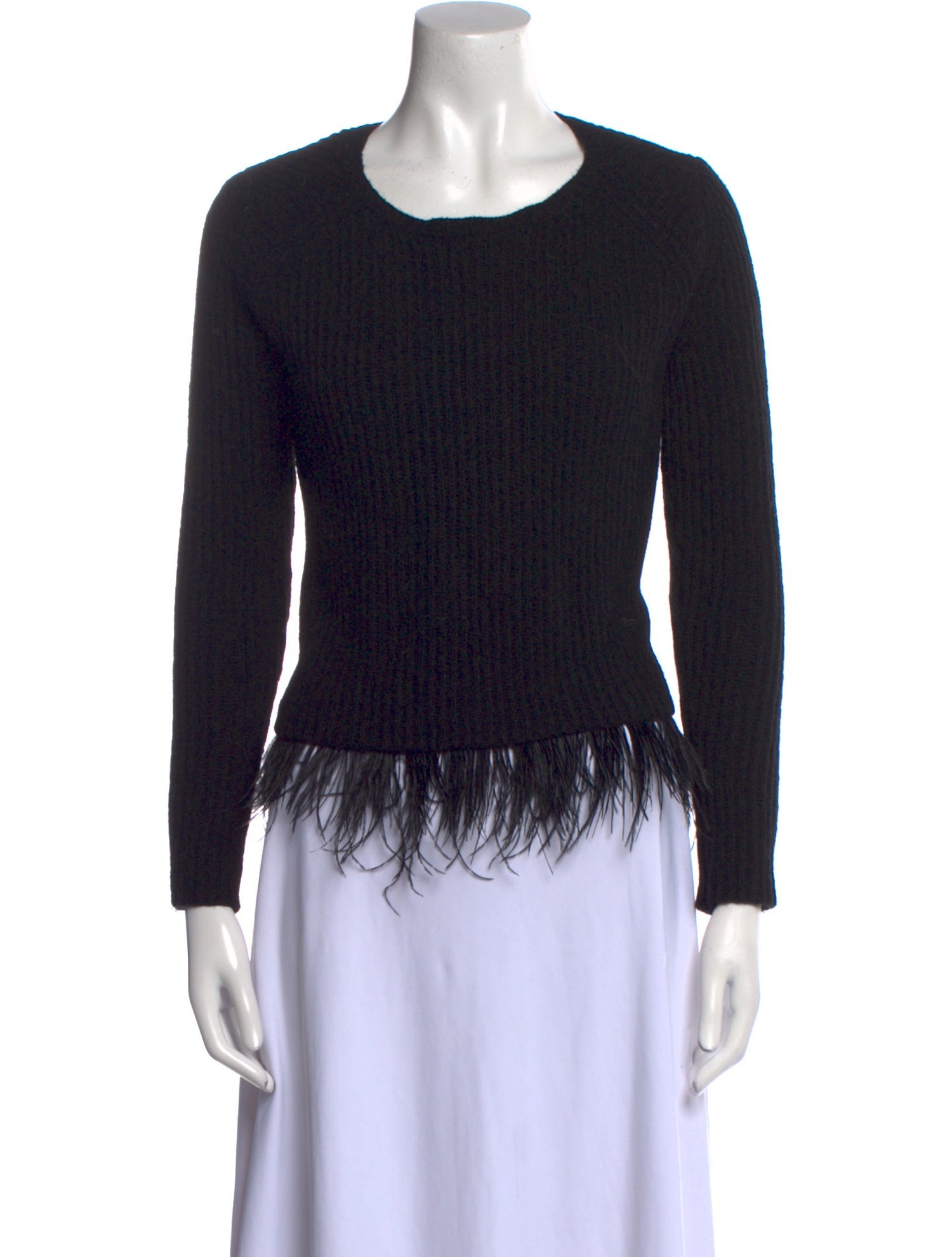 Sandro Wool Scoop Neck Sweater