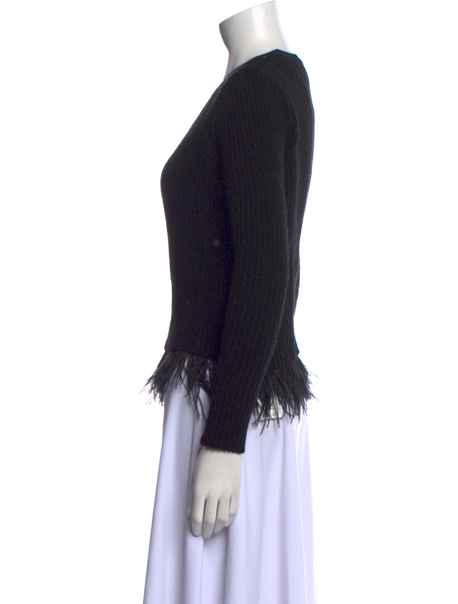 Sandro Wool Scoop Neck Sweater