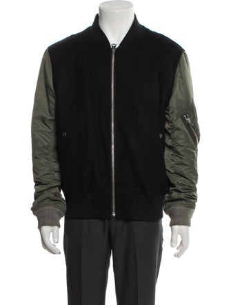 Sandro Wool Bomber Jacket