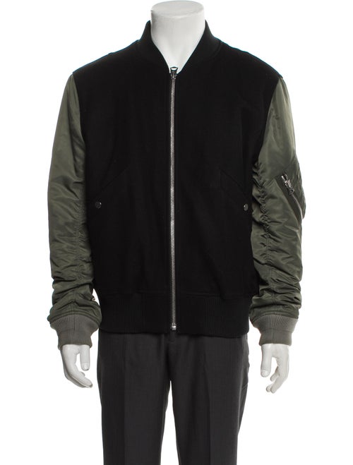 Sandro Wool Bomber Jacket