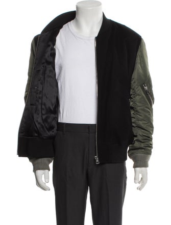 Sandro Wool Bomber Jacket