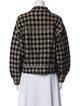 Sandro Houndstooth Print Evening Jacket