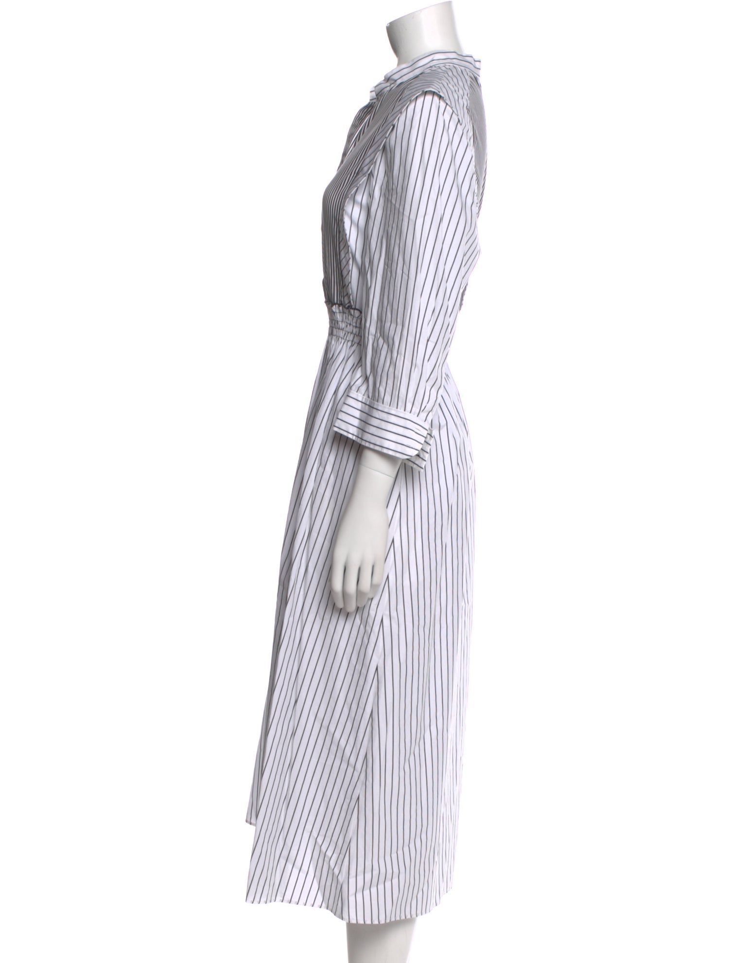 Sandro Striped Long Dress