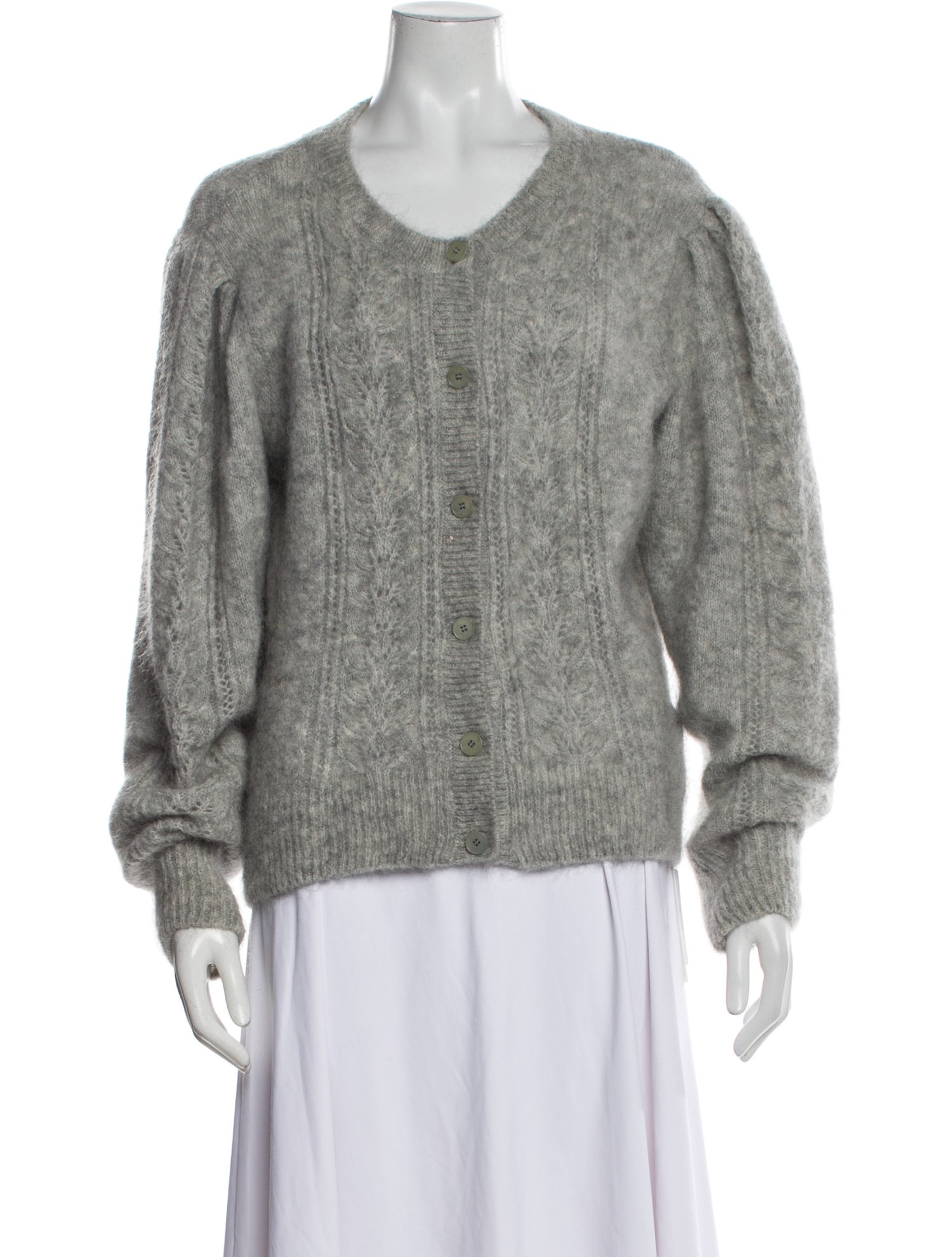 Sandro Mohair Scoop Neck Sweater