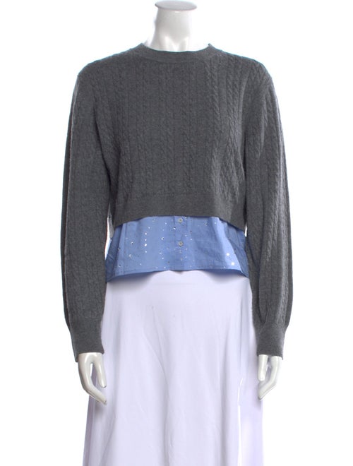 Sandro Wool Crew Neck Sweater