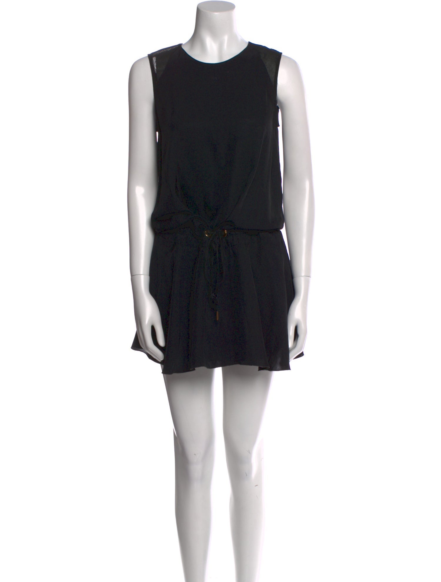 Sandro Crew Neck Mini Dress