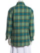 Sandro Virgin Wool Plaid Print Jacket