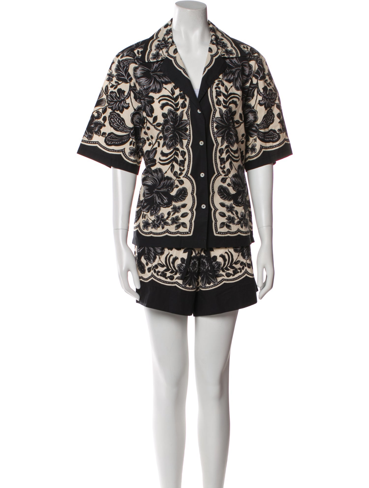 Sandro Floral Print Short Set