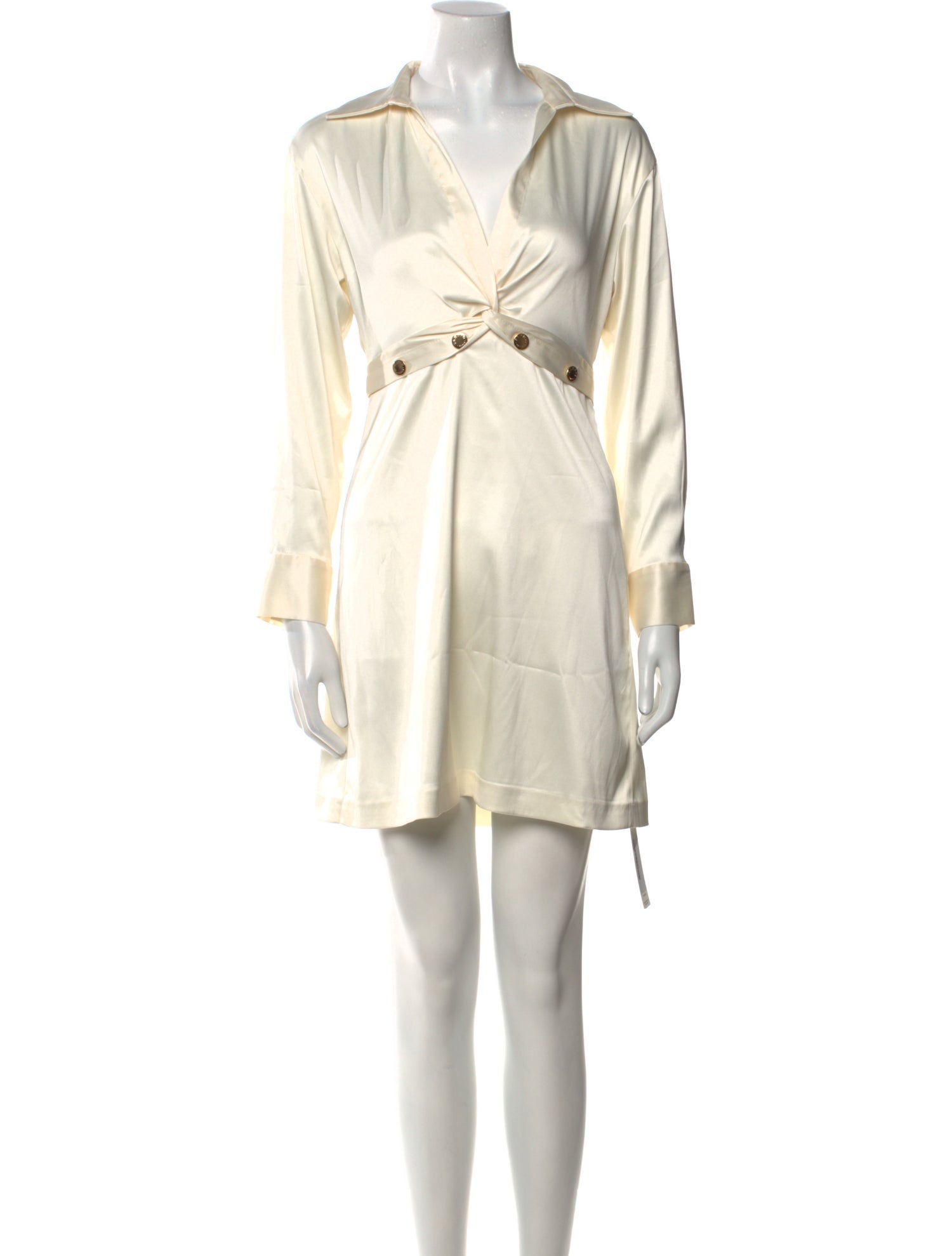 Sandro V-Neck Mini Dress