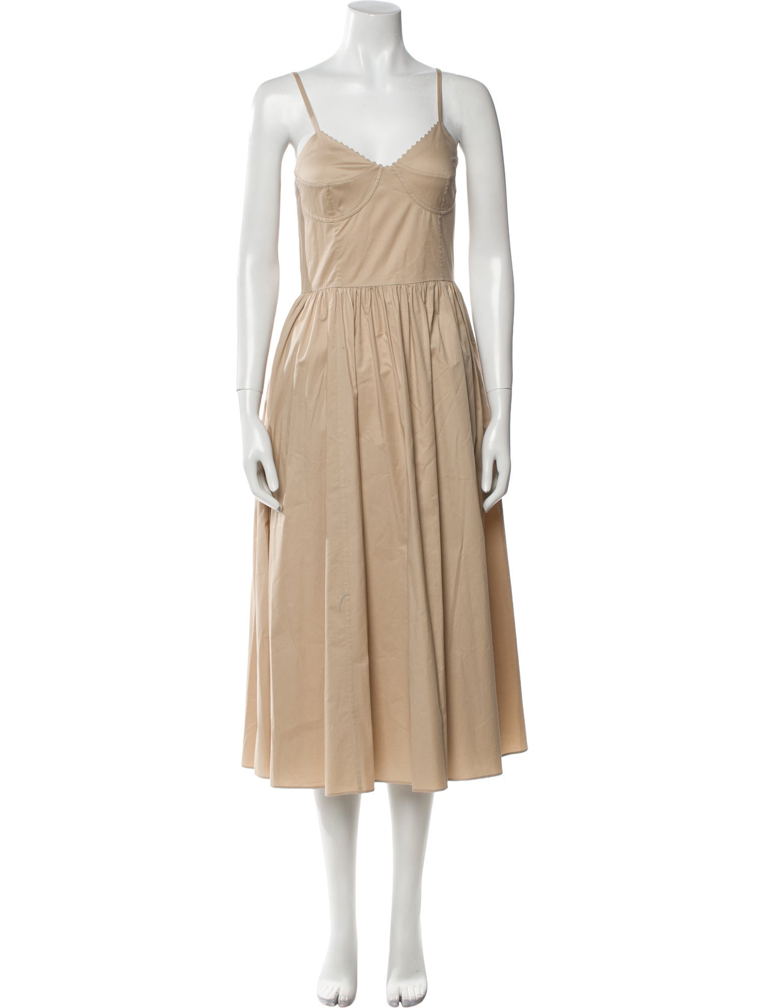 Sandro V-Neck Midi Length Dress