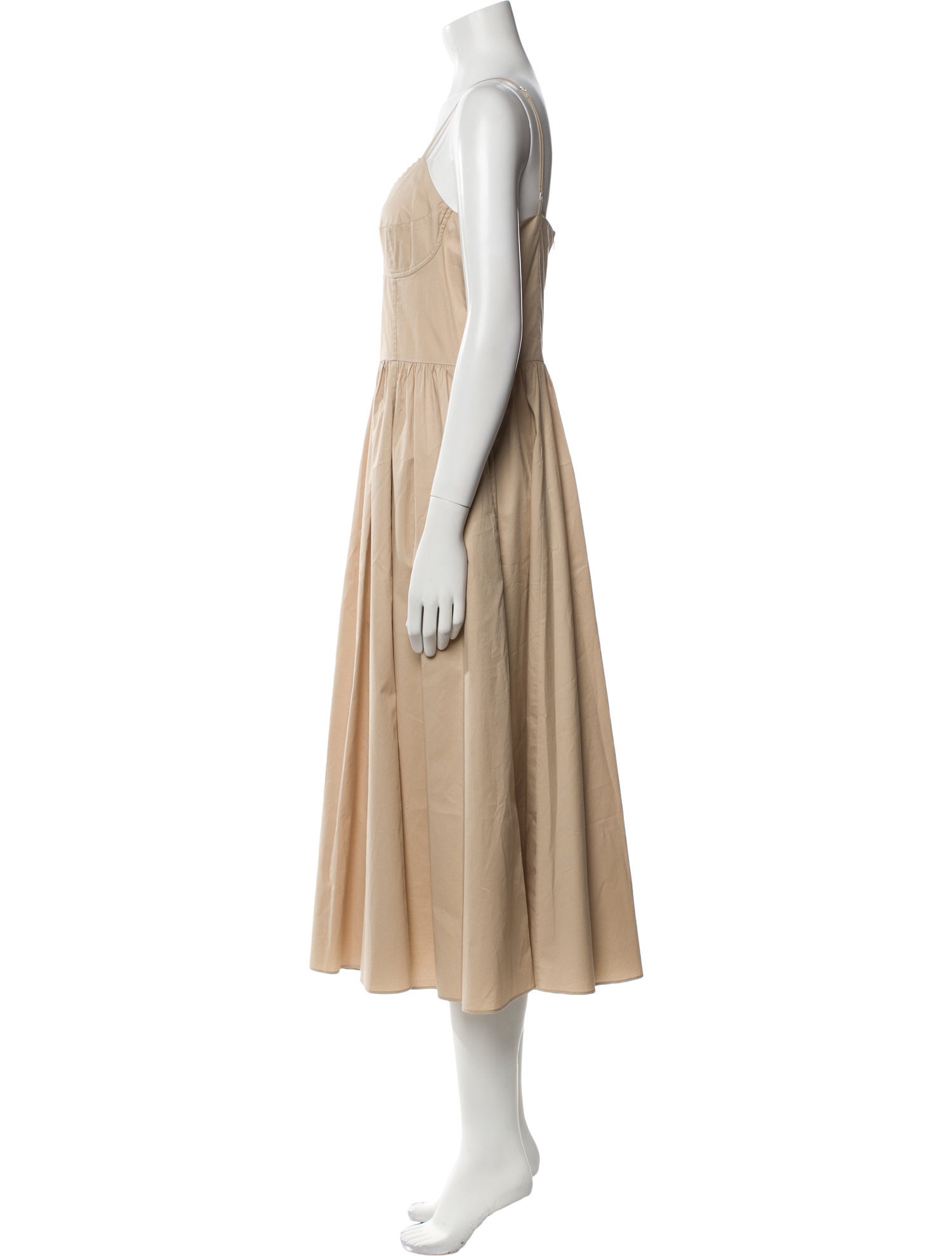 Sandro V-Neck Midi Length Dress