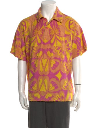 Sandro Printed Short Sleeve Shirt