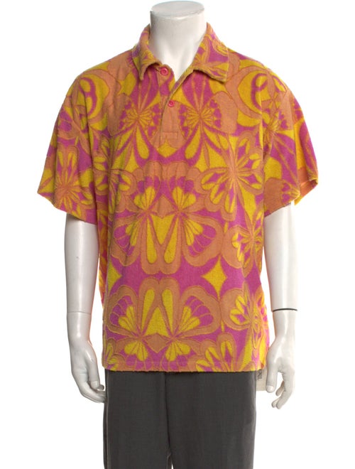 Sandro Printed Short Sleeve Shirt