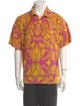 Sandro Printed Short Sleeve Shirt