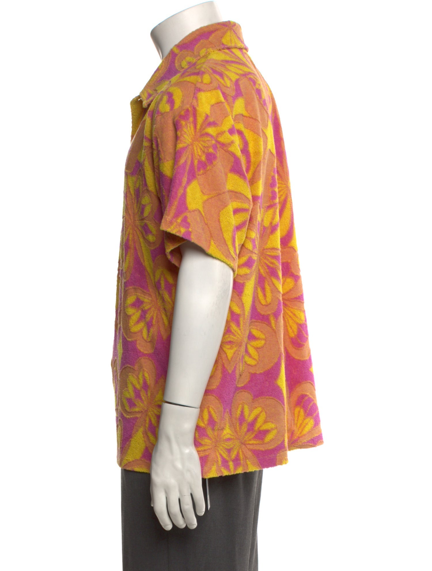 Sandro Printed Short Sleeve Shirt