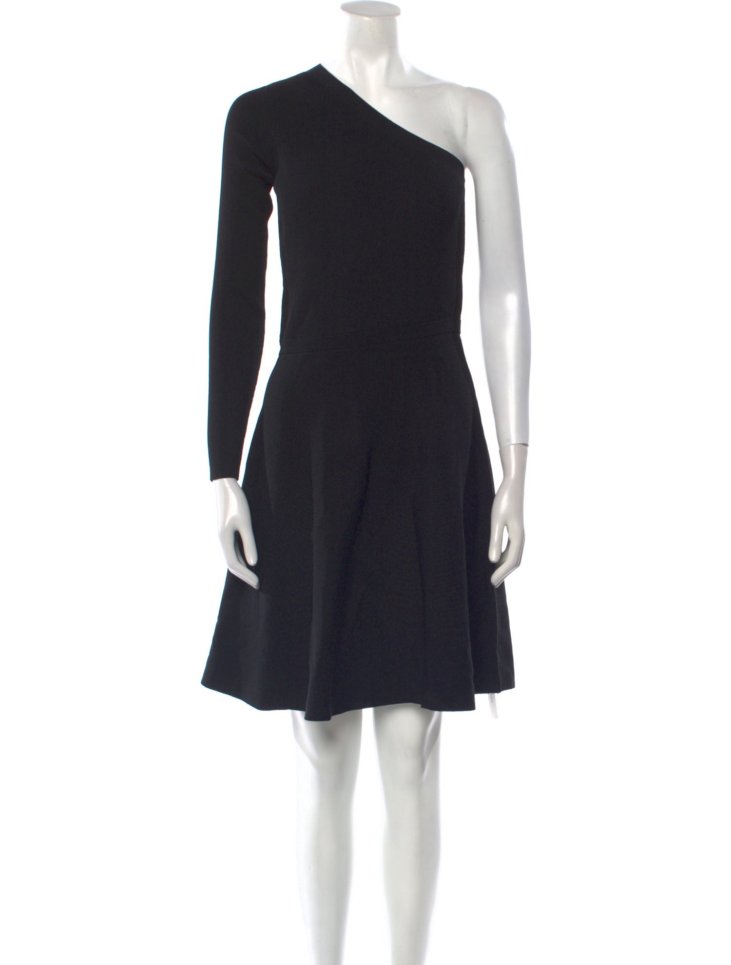 Sandro One-Shoulder Knee-Length Dress