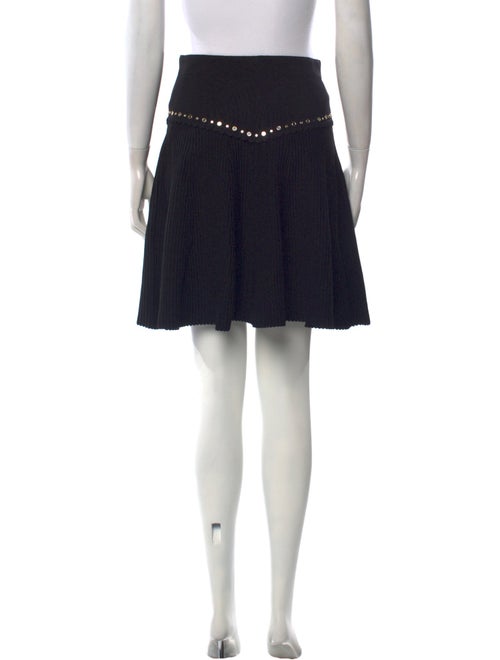Sandro Studded Accents Knee-Length Skirt