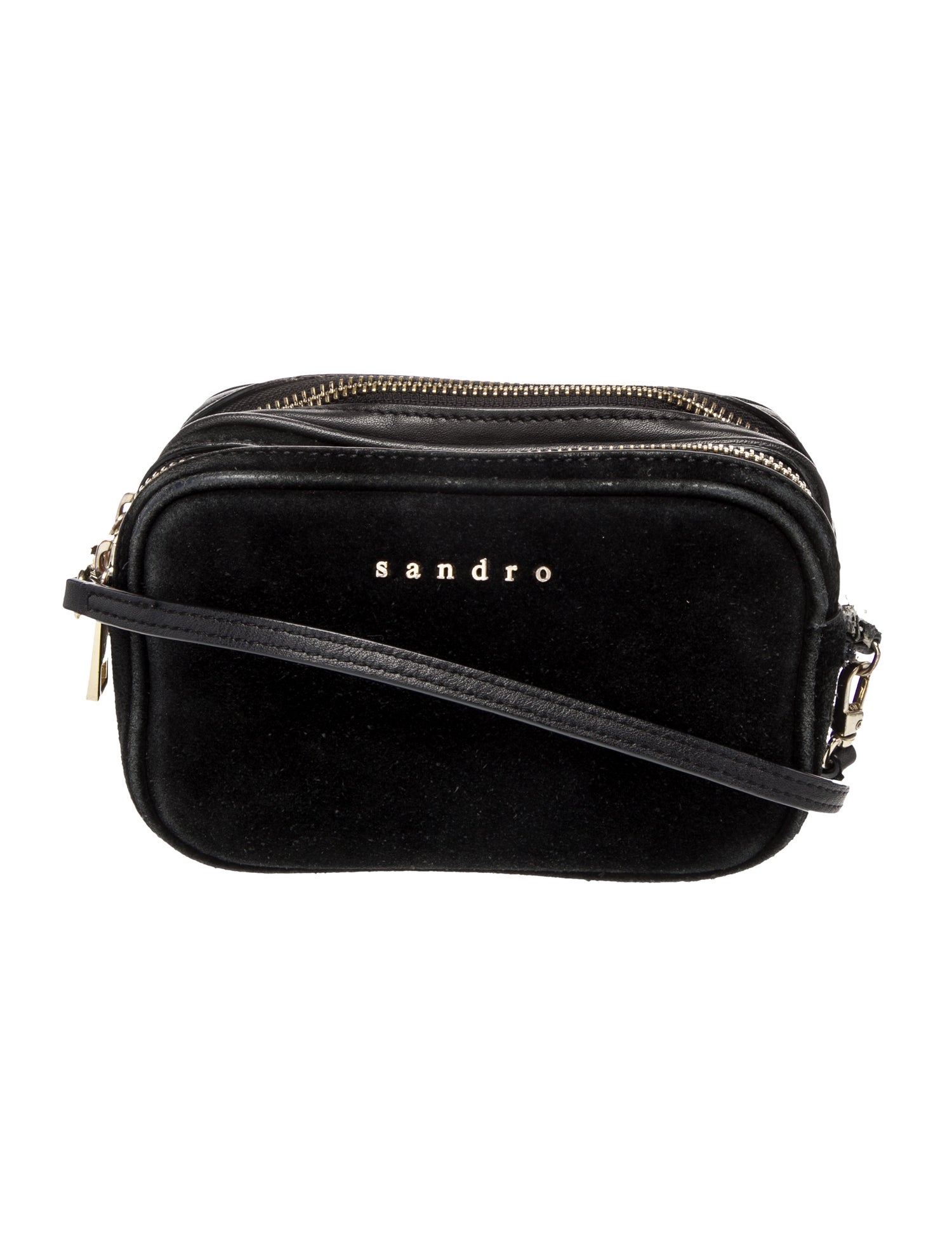 Sandro Suede Crossbody Bag