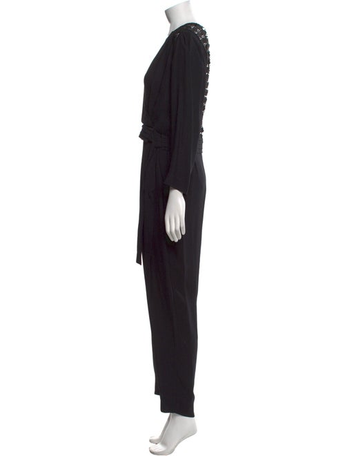 Sandro V-Neck Jumpsuit