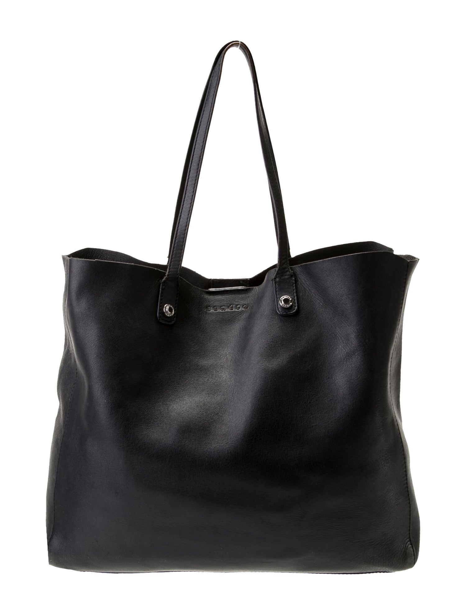 Sandro Leather Bucket Bag