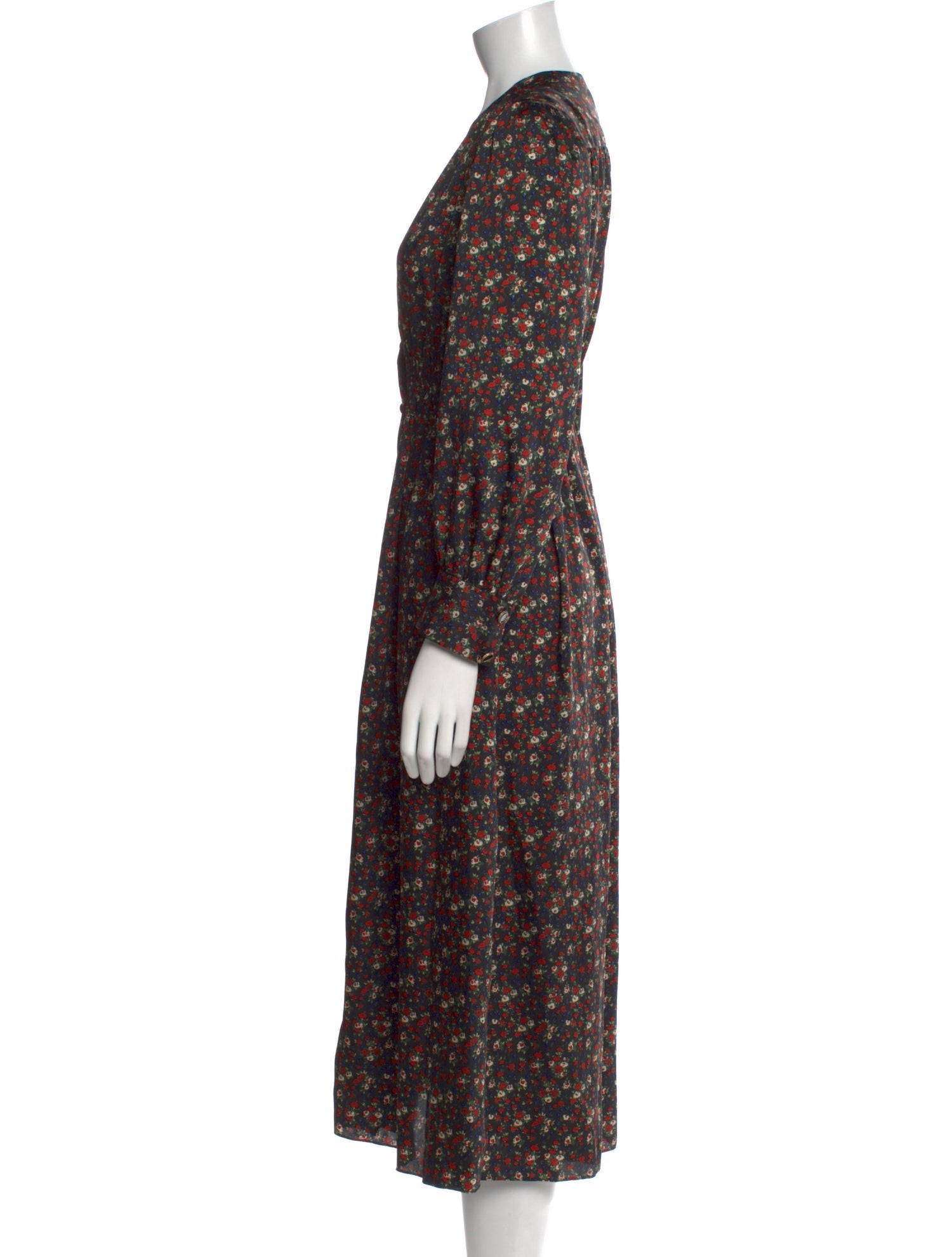 Sandro Floral Print Long Dress w/ Tags