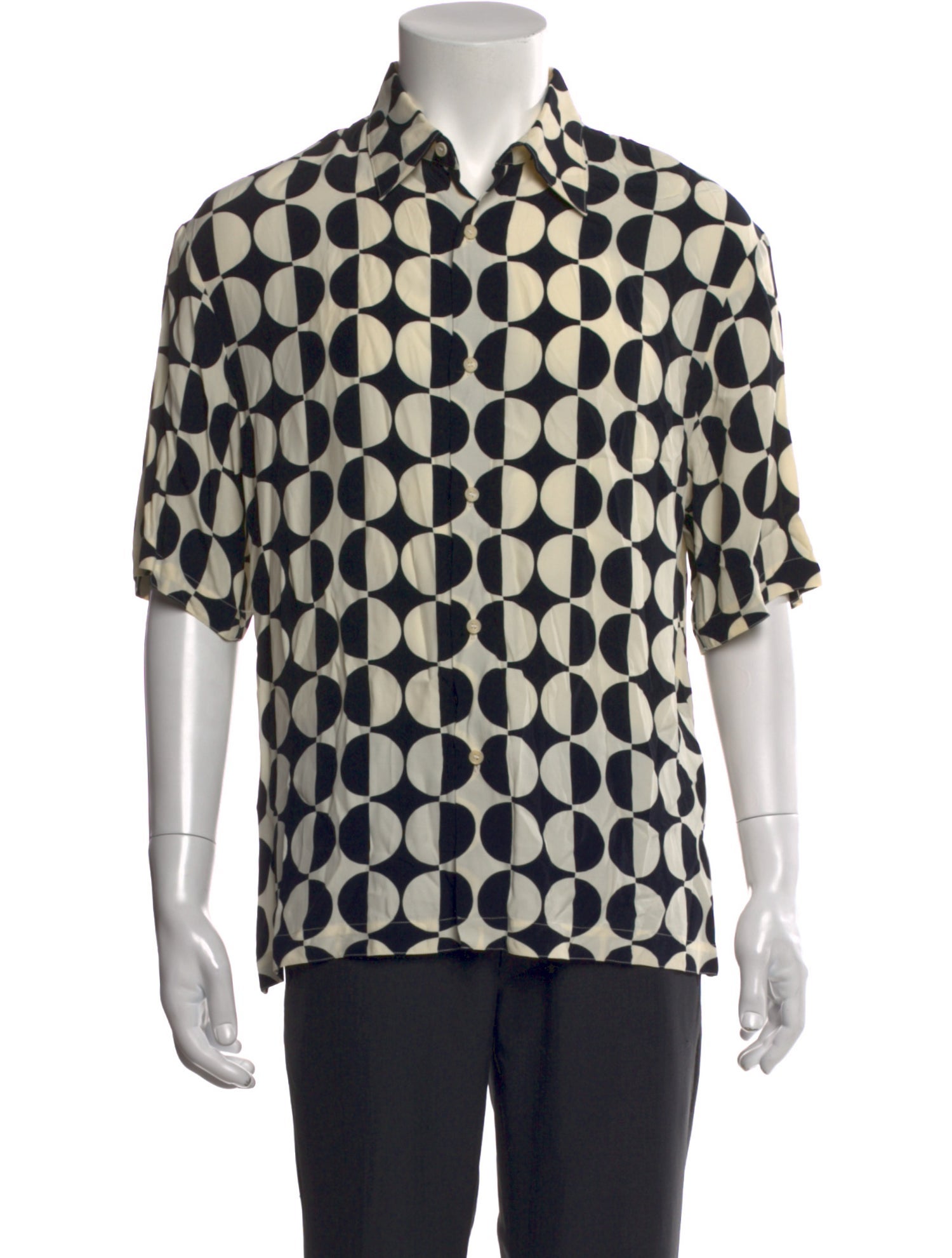 Sandro Printed Short Sleeve Shirt