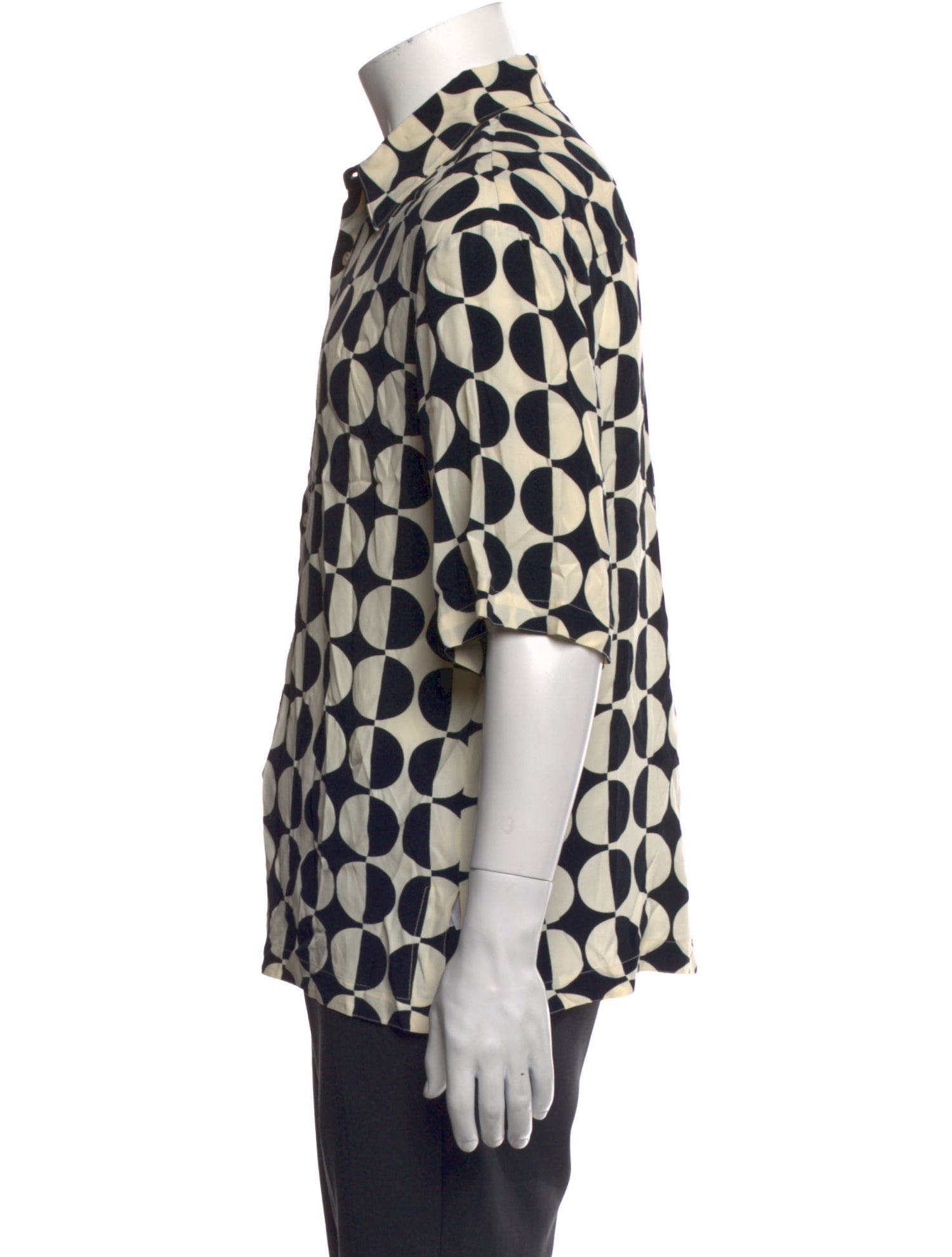 Sandro Printed Short Sleeve Shirt