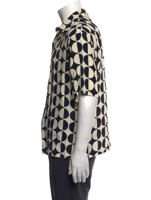 Sandro Printed Short Sleeve Shirt