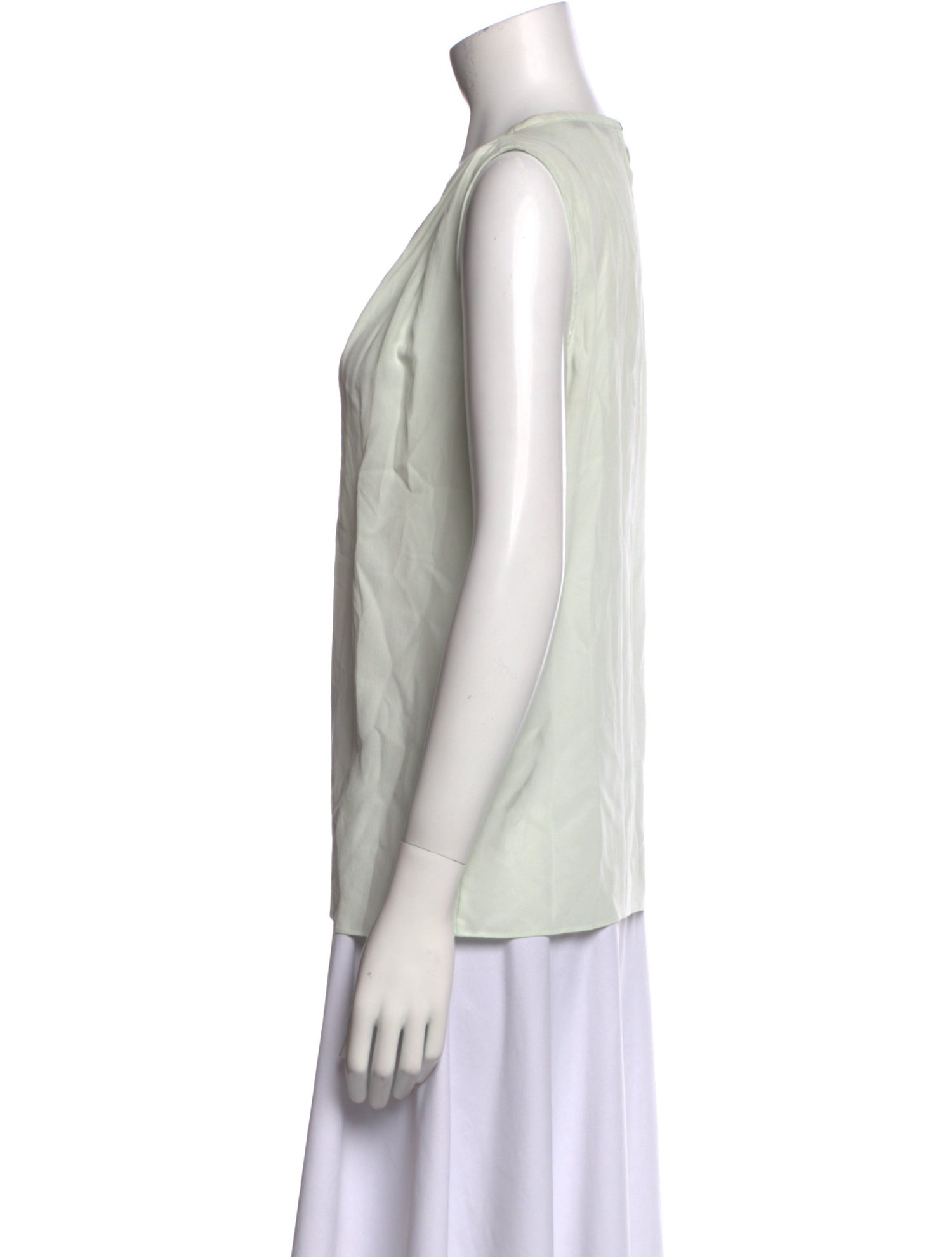 Sandro Silk V-Neck Blouse