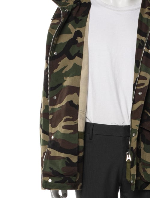 Sandro Camouflage Print Utility Jacket
