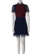 Sandro Lace Pattern Mini Dress