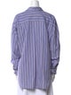 Sandro Striped Long Sleeve Button-Up Top