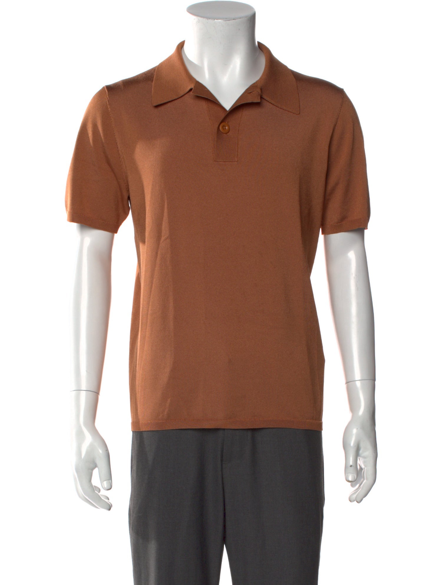 Sandro Collar Short Sleeve Polo Shirt
