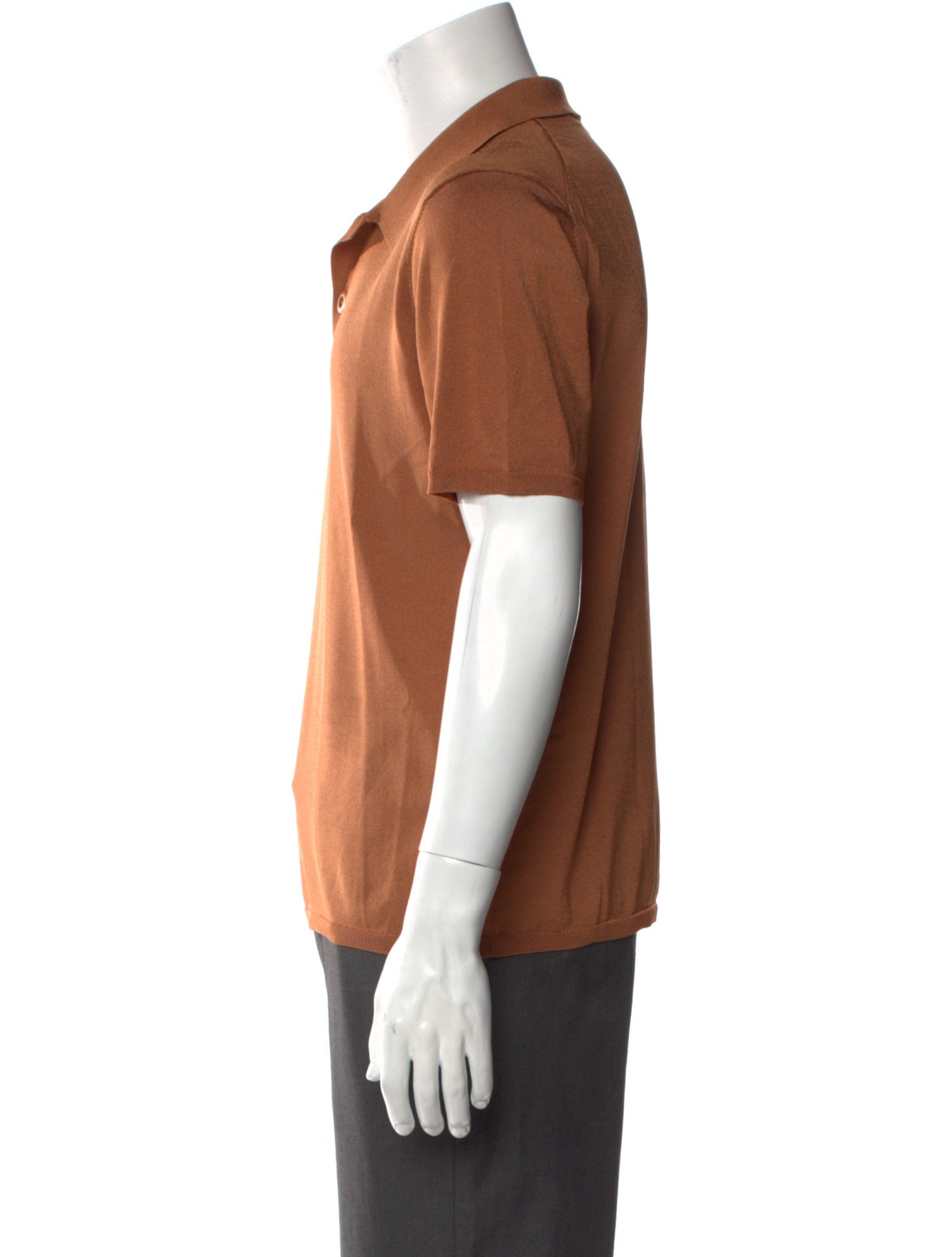 Sandro Collar Short Sleeve Polo Shirt