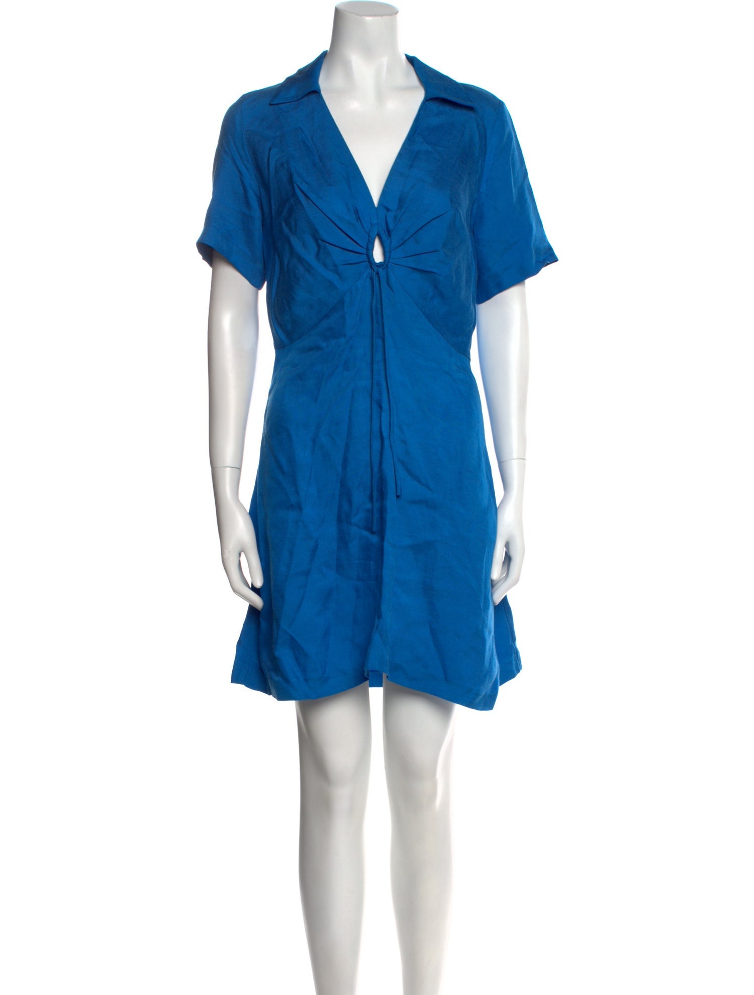 Sandro V-Neck Mini Dress