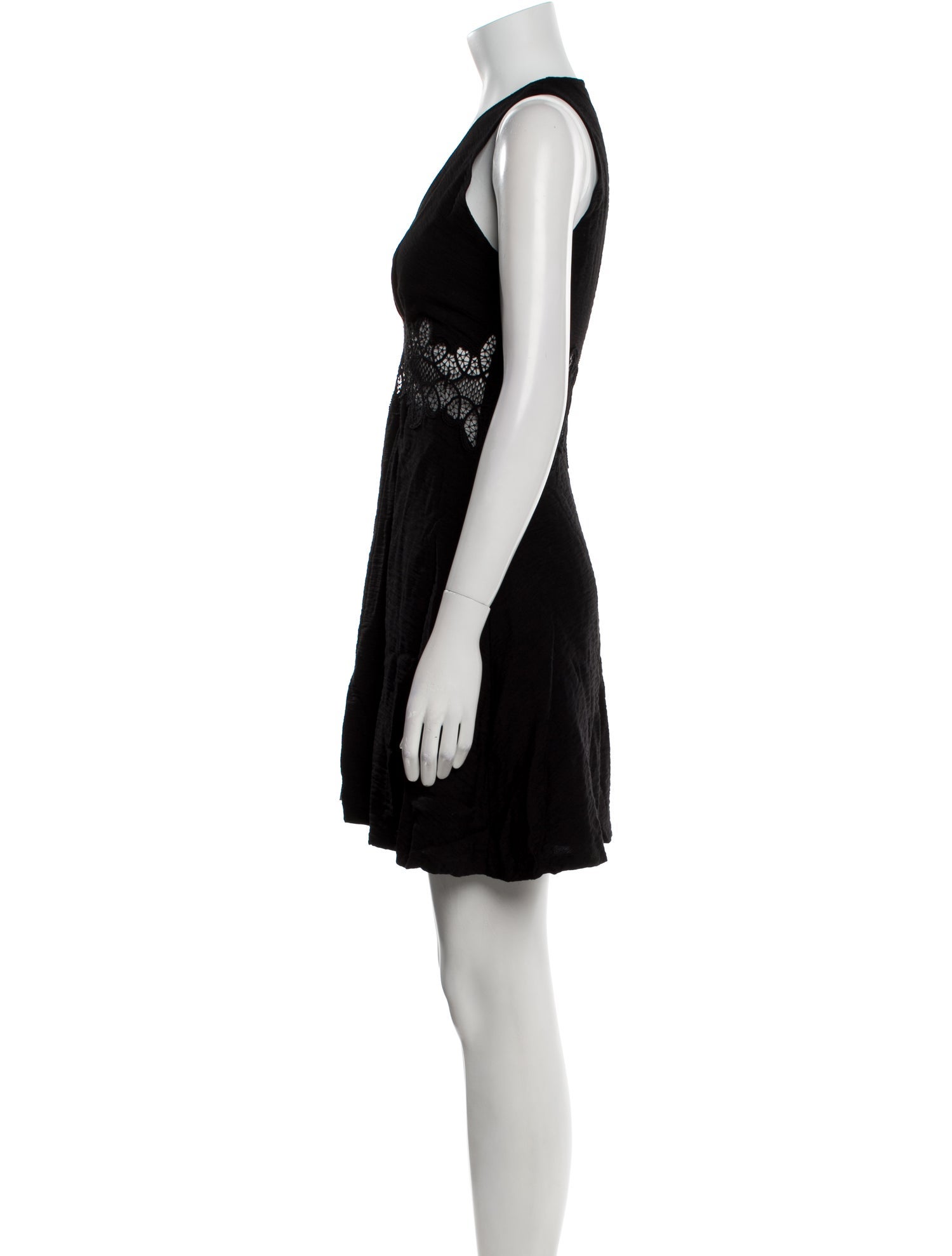 Sandro V-Neck Mini Dress