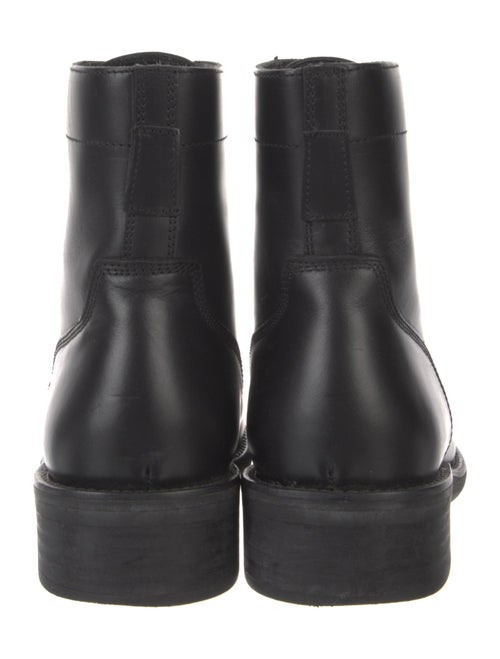 Sandro Leather Combat Boots