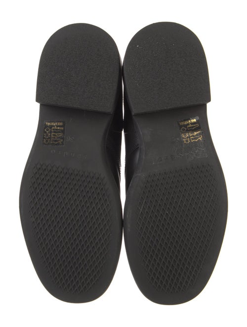 Sandro Leather Combat Boots