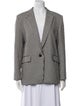 Sandro Wool Houndstooth Print Blazer