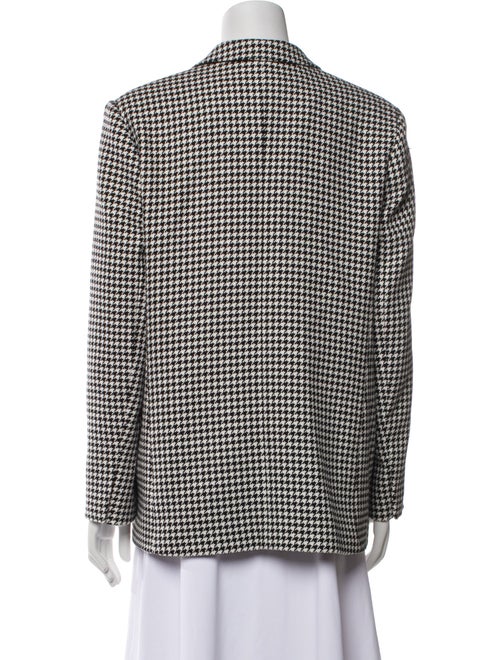 Sandro Wool Houndstooth Print Blazer