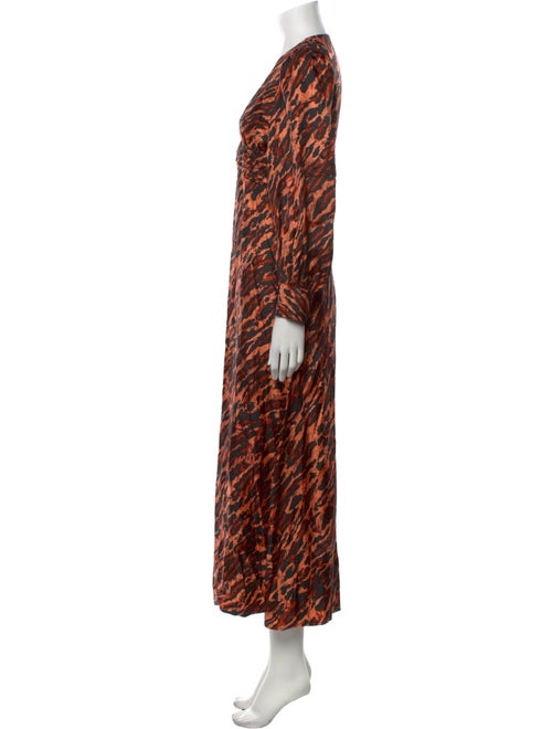 Sandro Silk Long Dress