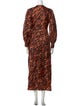 Sandro Silk Long Dress